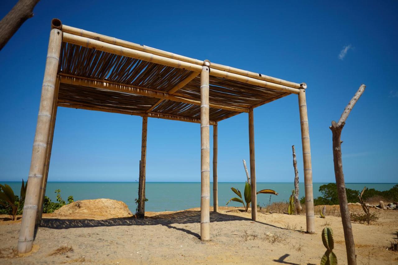 Corazon Guajiro Cabana Frente A Playa Solitaria En Dibulla Cerca A Palomino - Cabin In Front Of Solitary Beachs Eksteriør billede